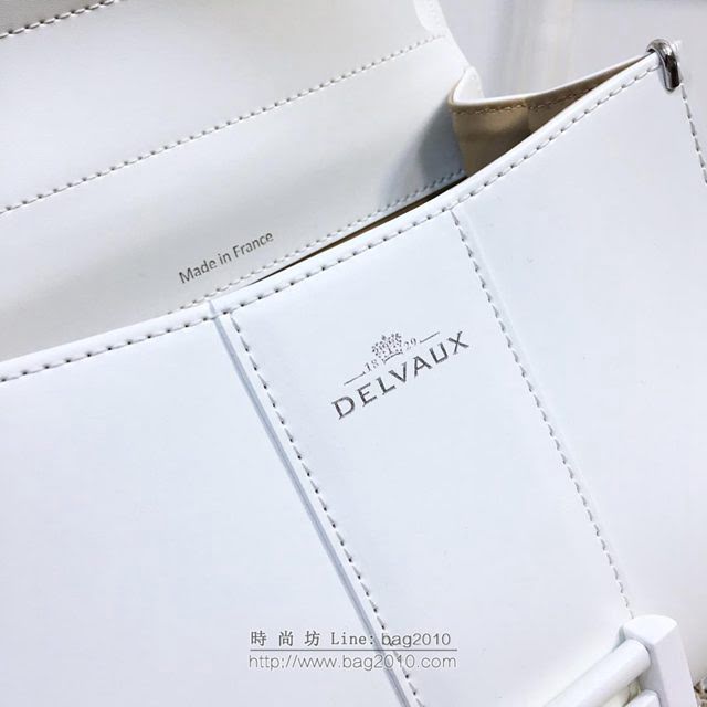 DELVAUX女包 德爾沃Brillant經典款 進口box牛皮 德爾沃女手提包 DV0020象牙白 小號Delvaux單肩包  fcs1111